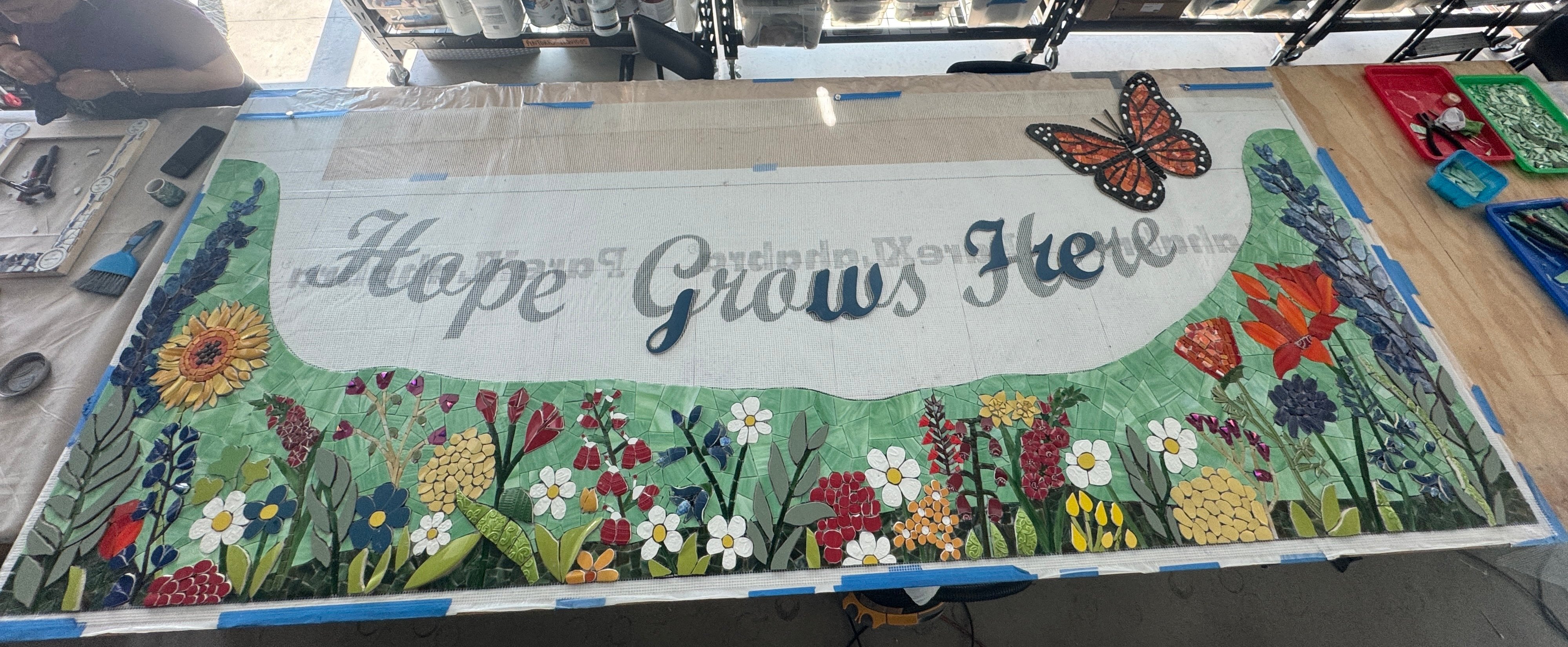 Hope Grows Here In Progress